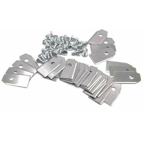 YMYNY 30x lames compatible avec Husqvarna Automower 105 108 210C 220AC 305 308 308x 310 315 320 330X 420 430X 440 450X G1 G2 et autres (acier, 0.75mm)