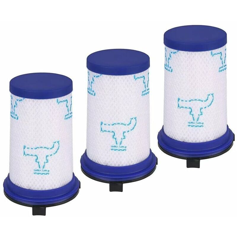 Image of 3er-Pack Ersatzfilter für Rowenta Air Force 360 / X-Pert Essential 260 Akku-Staubsauger - Ymyny