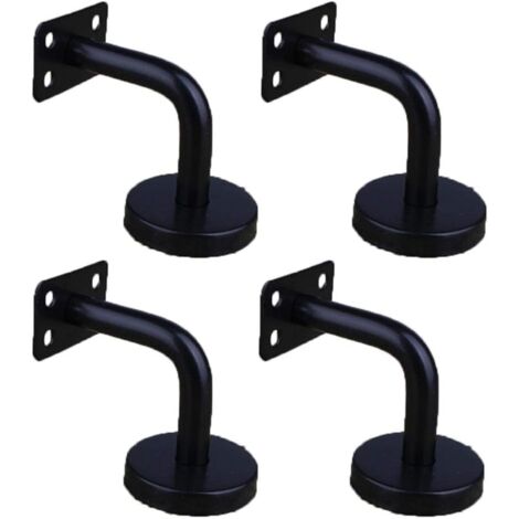 YMYNY 4 Pièces Acier Inoxydable Supports de Main Courante pour Fixation Murale Supports de Rail d'escalier pour Rampe Escalier Support Mural de Garde-Corps