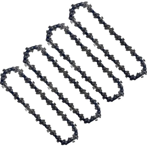 YMYNY 4 Pièces Chaînes De Tronçonneuse 4 Pouces 1/4 Pouces Compatibles Mini Tronçonneuses éle