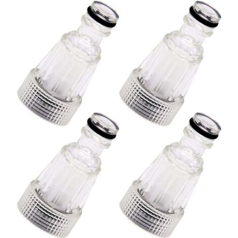 YMYNY 4 Pièces Filtres de l'eau pour Nettoyeur Haute Pression, Filtre à Eau pour Tuyau d'arrosage, Pompe, Jardin, Accessoires pour Nettoyeurs Haute Pression