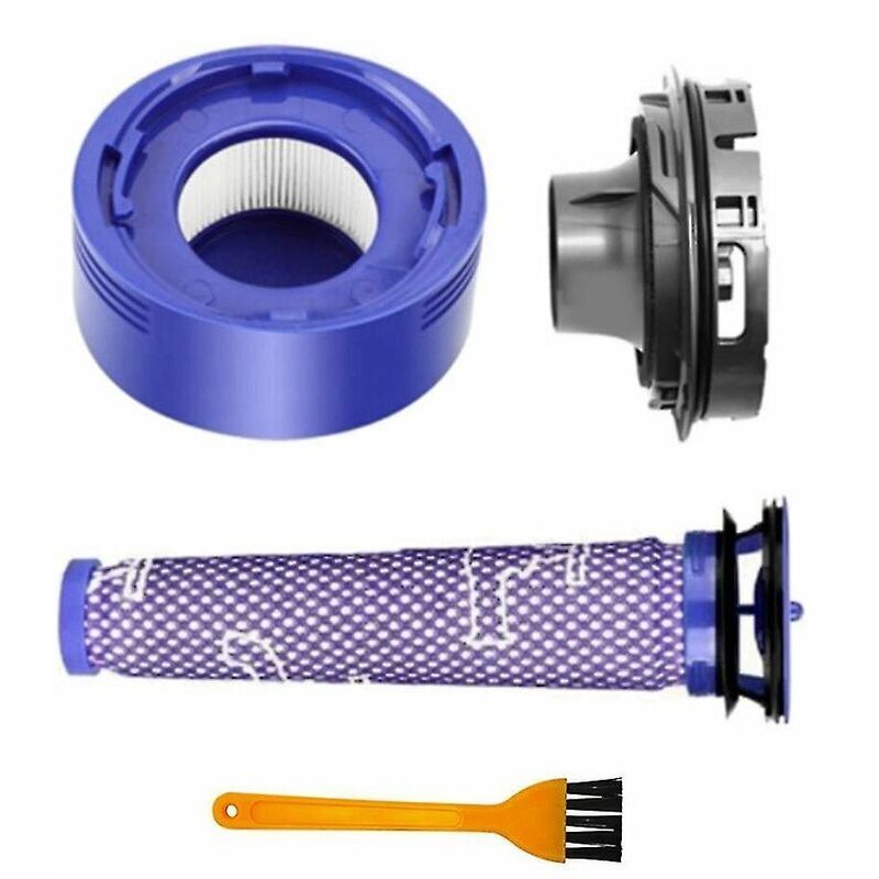 YMYNY 4 pièces pour Dyson V7 V8 Kit de filtre de couvercle arrière de moteur d'aspirateur thsinde