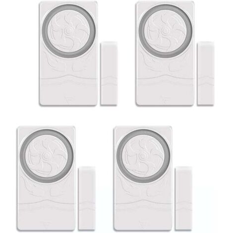 YMYNY 4er-Pack Türalarm für die Sicherheit zu Hause, magnetischer Fensteröffnungsdetektor, 110 dB Diebstahlwarnton für Garagenschubladen, Tresore