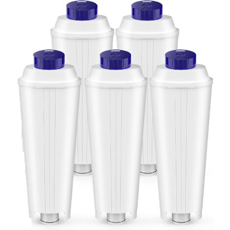 YMYNY 5 Pièces Filtres à Eau, Compatible avec Machine à Café  DLSC002, ECAM, ETAM, EC680, EC800 Series, Filtre à café, Detartrant Water Filter, pour Adoucir l'eau et Réduire le Calcaire