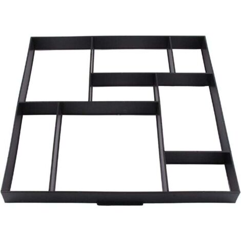 YMYNY 60 x 50 cm Kunststoff-Pflasterform, mittelgroße Pflastersteine, Betonformen, Steine, Trittsteine, Garten, Auffahrt, Pflaster, Wegform, Gehwegform