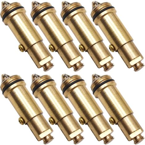 YMYNY 8 Pièces Évier de Vidange à Boulon Bassin Pop Up Click Clack Plug Bolt Premium Drain Stopper Fente Waste Remplacement pour Salle de Bain Baignoire Lavabos Lavabos