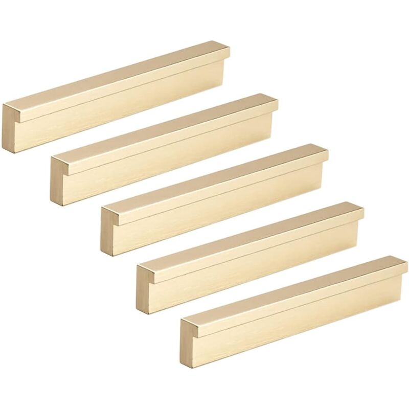 8x poignées de meubles espacement des trous 128 mm poignées de porte poignée de bar de cuisine poignées d'armoire poignées de tiroir poignées