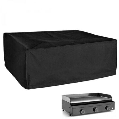 YMYNY Abdeckung, Schutzplane für Plancha, wasserdicht, Anti-UV 60 x 50 x 25 cm Schwarz
