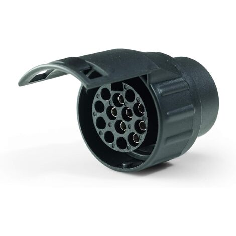 Ymyny – Adaptateur 7 broches vers 13 broches – Connecteur étanche pour remorque et porte-vélos – Plastique résistant aux UV et à l'eau