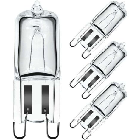YMYNY Ampoule Halogène G9 Pour Four 40W 230V, Ampoule G9 Pour Four, Ampoule Pour Micro-ondes, Ampoule à Tolérance de 300°C, Lot de 4
