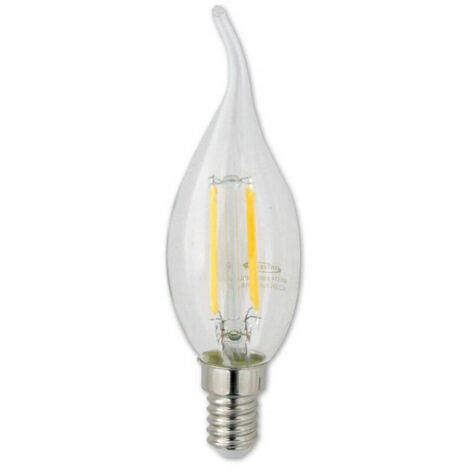 YMYNY Ampoule LED 4W E14 Coup de vent Lumière froide Chaude naturelle 440lm C35a-t - -Blanc naturel -