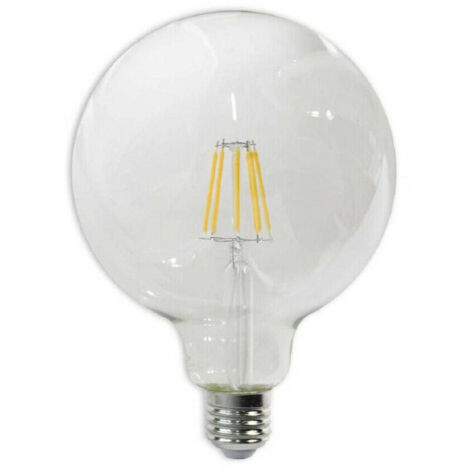 YMYNY Ampoule LED à filament 12 W Globe Sphère E27 Lumière naturelle chaude et froide G125t12 - -Blanc naturel -