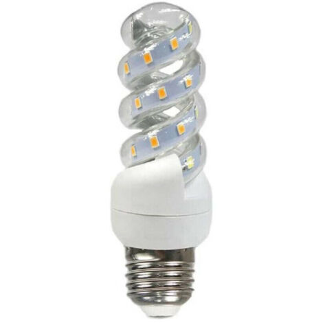 YMYNY Ampoule LED spirale E27 20 W, lumière chaude 3 000 K, naturelle 4 000 K, froide 6 500 K, S20 W - Blanc chaud -