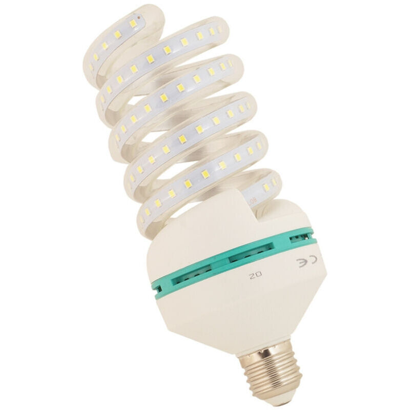 Ampoule led spirale E27, basse consommation, lumière blanc froid, 6 500 kW - Blanc froid - 9 watts - Ymyny
