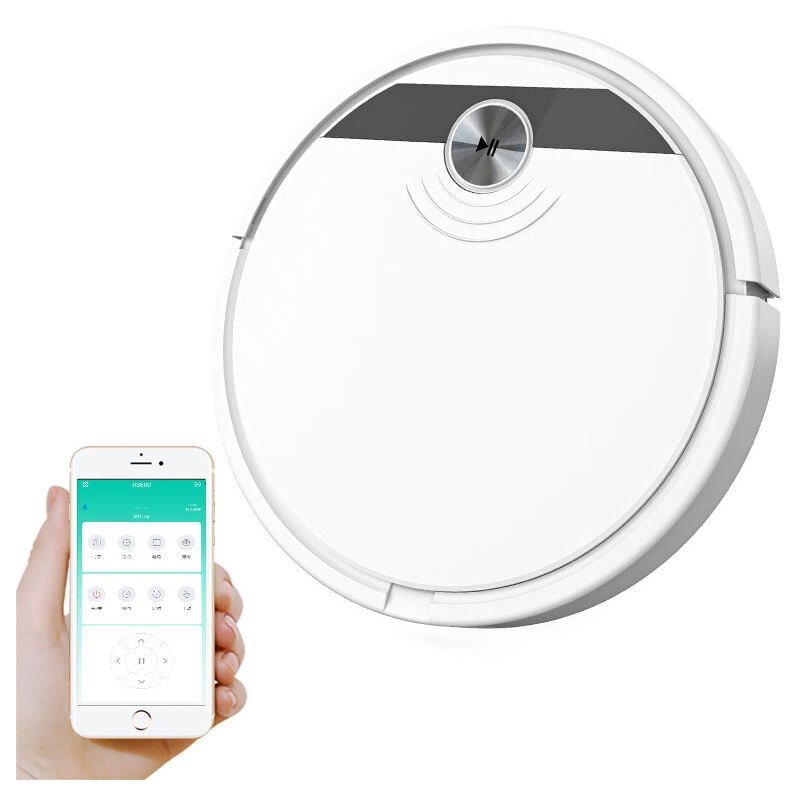 Ymyny - Aspirateur eau et poussière 2800PA Aspirateur robot puissant