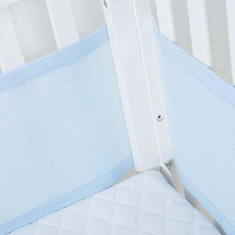 YMYNY Babybett-Stoßfänger – 4 Seiten – 3D-Netzfutter sorgt für sichere Luftzirkulation