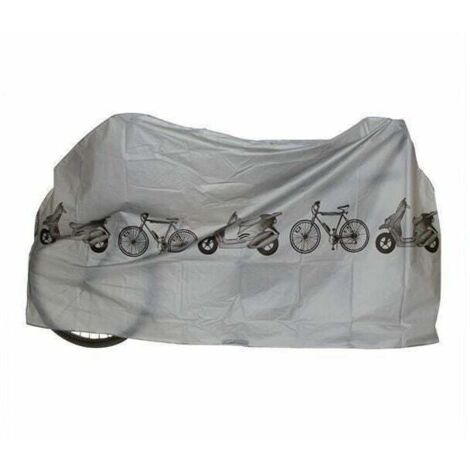 YMYNY Bâche imperméable, housse de protection pour scooter, vélo, gris, 210 x 100 cm