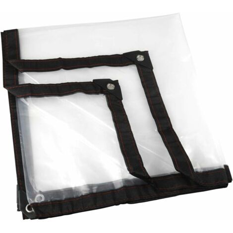 YMYNY Bâche Transparente, Jardin Clair Bâche étanche Anti-Gel Film Anti-Pluie Film Isolant Auvent PE Couvercle en Plastique (2 2m)