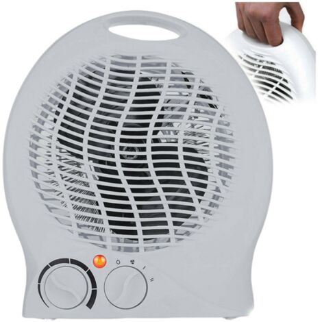 YMYNY Badezimmer-Heizlüfter mit einstellbarem Thermostat - Badezimmer-Heizlüfter mit geringem Energieverbrauch, 2000 W