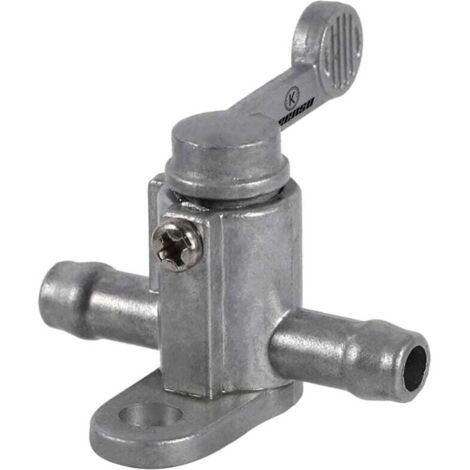YMYNY Benzinhahn, Keenso 5/16'' Inline EIN/AUS Benzinschalter Gashahn Kraftstofftankschalter 8mm 5/16'' Universal