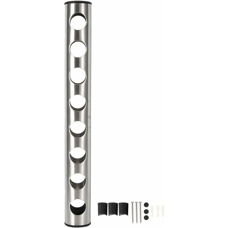 YMYNY Bouteilles de vin, support à vin en acier inoxydable, support mural vertical pour bouteilles de vin rouge pour accessoires de bar à domicile