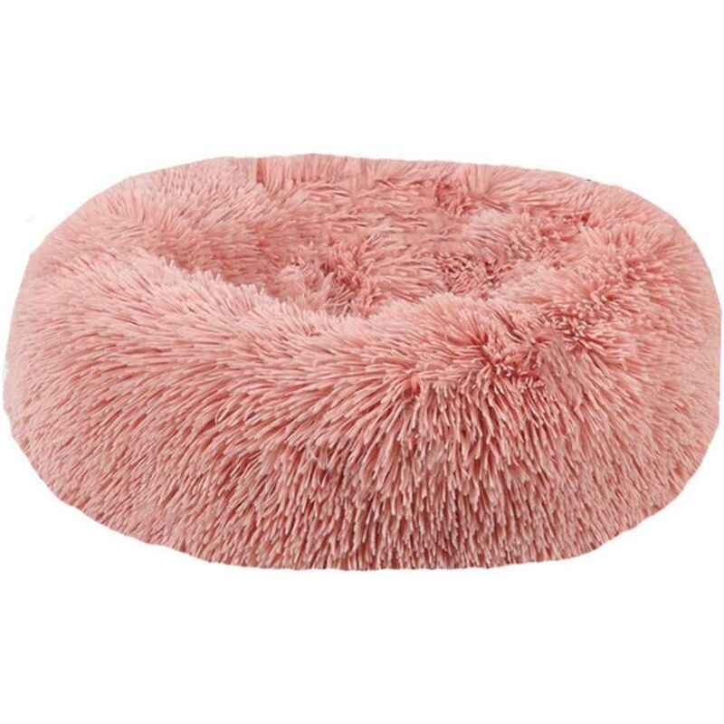Calming Basket, Cat Bed, Pet Basket for Cats and Small Dogs, Cat Bed Cushion, Donut Dog Bed, Fits 40cm (1 Piece), Bean Paste - Ymyny
