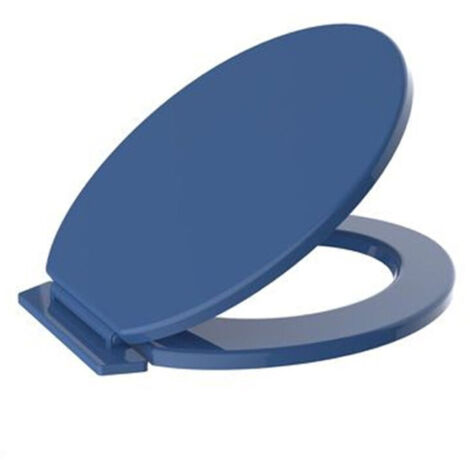 YMYNY Cleafe - Housse de siège de toilette universelle en PVC bleu foncé 59022