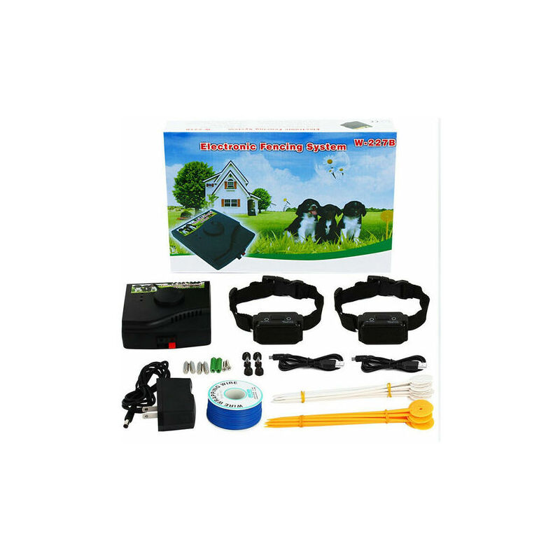 Ymyny - Collier d'évasion pour clôture électrique pour chiens avec colliers