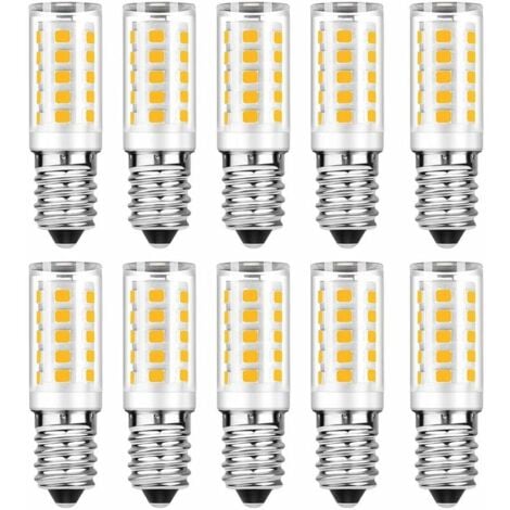 AIPERQ YMYNY Confezione da 10 lampadine LED E14 - Bianco caldo 3000K - 5W equivalenti a lampadine a incandescenza da 50W - 500LM non dimmerabili