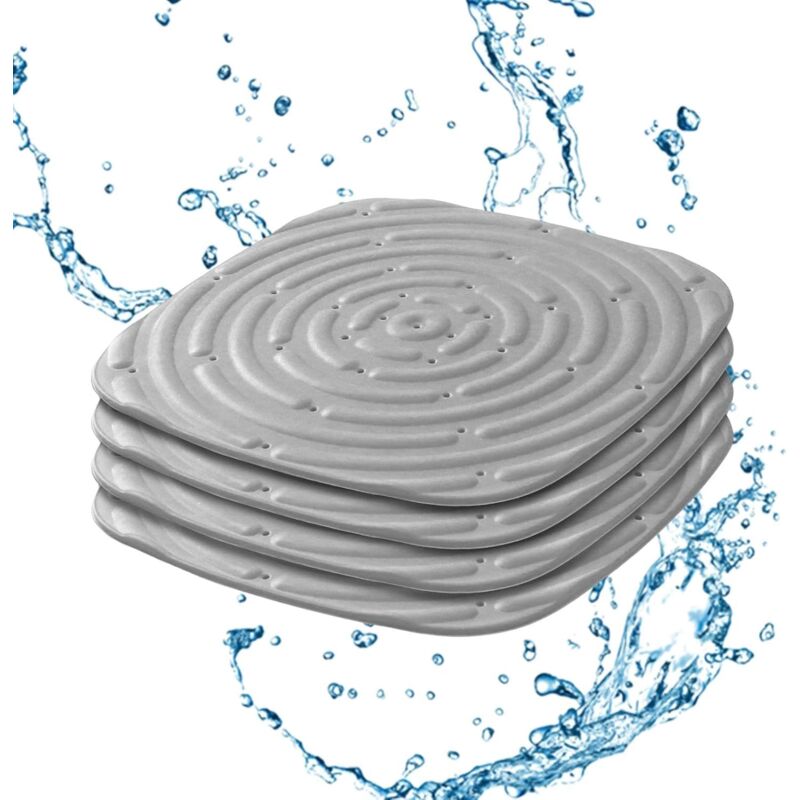 Ymyny - Coussins de nidification lavables pour poules pondeuses, lot de 4 – Coussins de nidification pour poulailler, gris