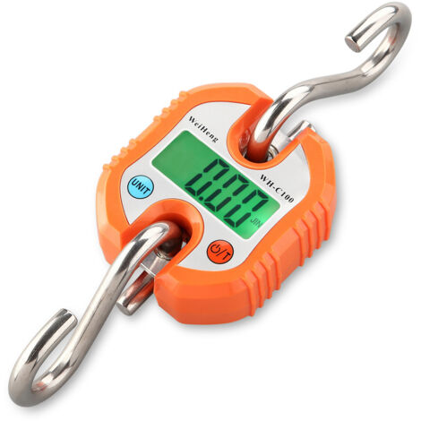 YMYNY Digitale elektronische Waage aus Edelstahl, 150 kg