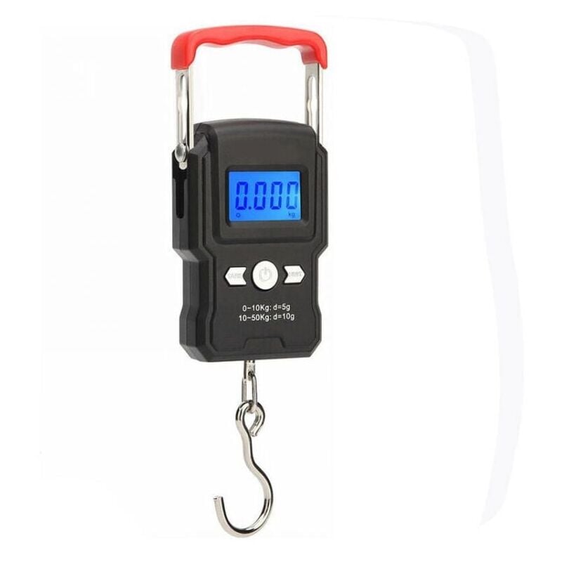 Image of YMYNY Doppelpräzisionswaage mit LCD-Hintergrundbeleuchtung und Haken zum Aufhängen, 50 kg/5 G
