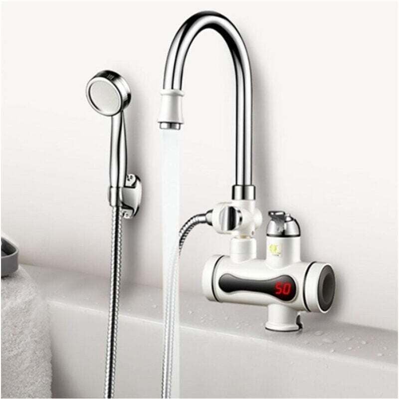 Image of YMYNY - Durchlauferhitzer, elektrischer Wasserhahn, Dusche, Küche, Badezimmer -