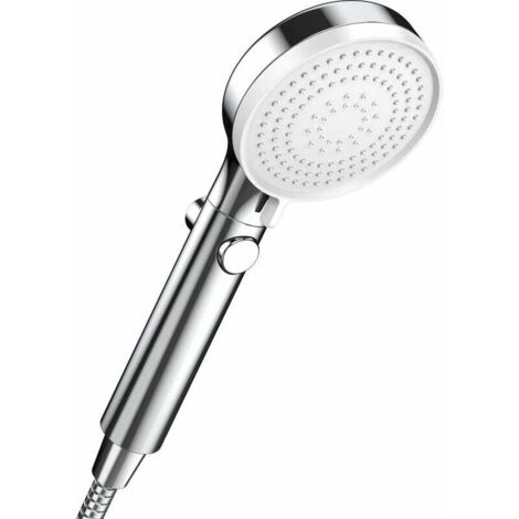YMYNY Duschkopf mit Stopp, Universal-Hochdruck-Handbrause, Badezimmer-Duschkopfmodi, Duschkopf mit Stopp-Taste, wassersparend, Chrom