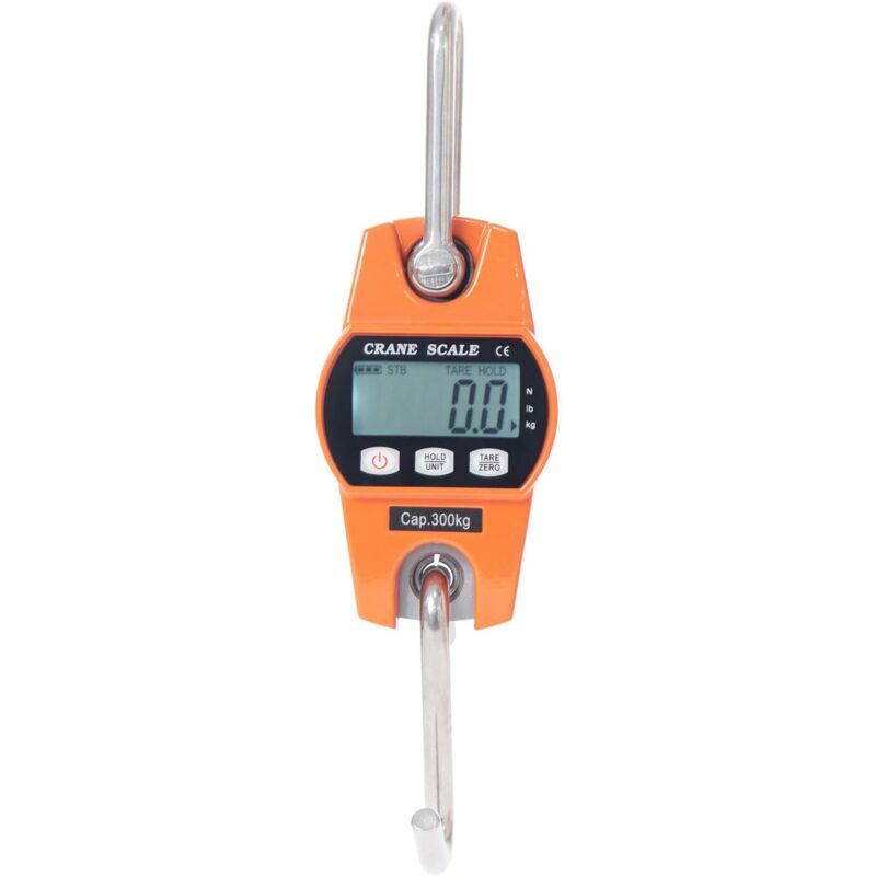 Aiperq - ymyny Electronic Scale 300kg Hanging Hook Scale lcd Dynamometer Industrial Weighing Hook Weight 300kg/600lbs