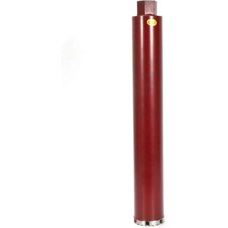 Ymyny – Foret à carotter diamanté 63 mm – Longueur 450 mm – Pour béton armé et maçonnerie – Raccord 22 mm – Dents en mélange diamant/acier
