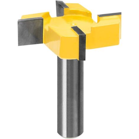 YMYNY Fraise à raboter, 8mm Tige Routeur Bit, Fraise à aplatir, Fraise à plaque, Fraise à bois pou