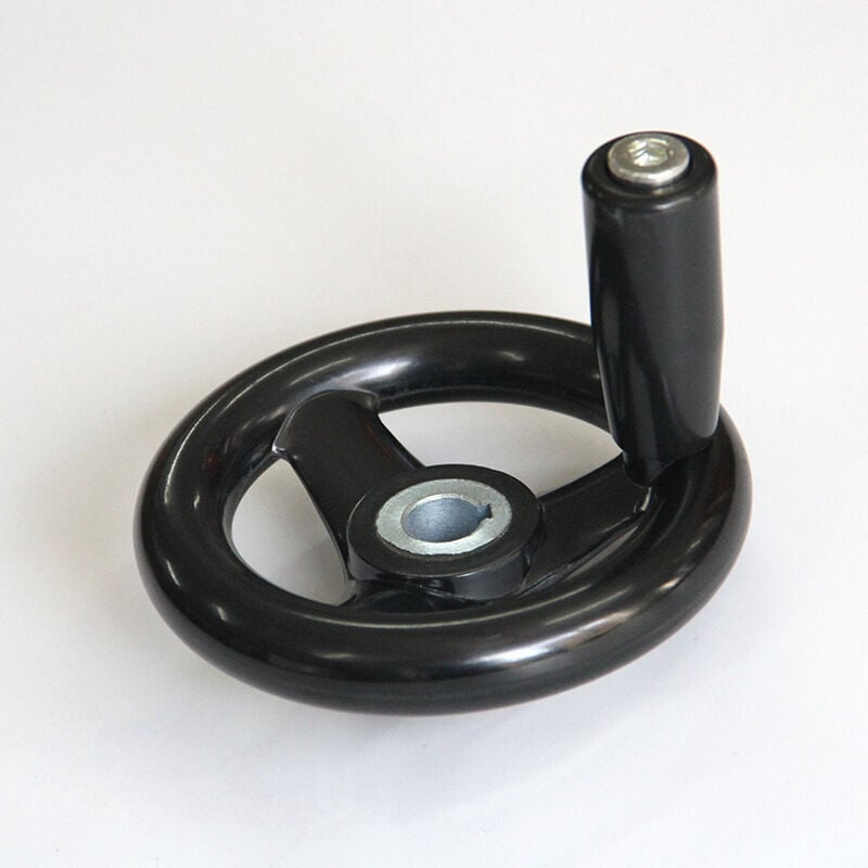 Image of Fräsmaschine, 12 x 125 mm, Speichenhandrad, Schwarz - Ymyny