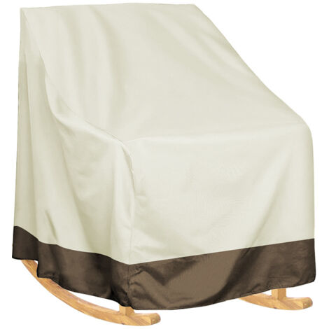 YMYNY - Funda impermeable para mecedora individual de exterior, para patio, taburete de jardín, antisuciedad y antipolvo, 70 × 83 × 99 cm