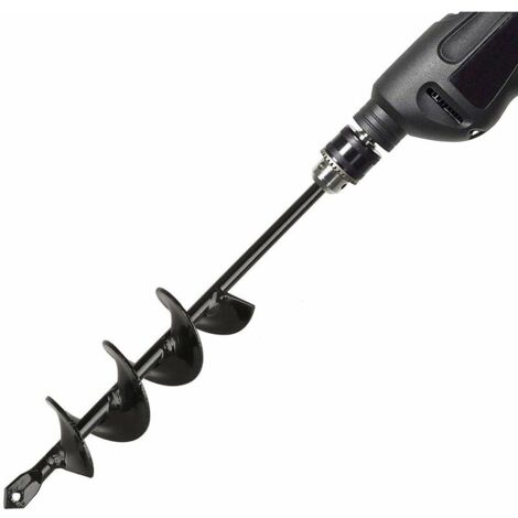 YMYNY Garten-Schneckenbohrer, Garten-Schneckenbohrer, praktisches Pflanzwerkzeug zum Pflanzen von Blumen, Bäumen und Sträuchern – 4 × 22 cm