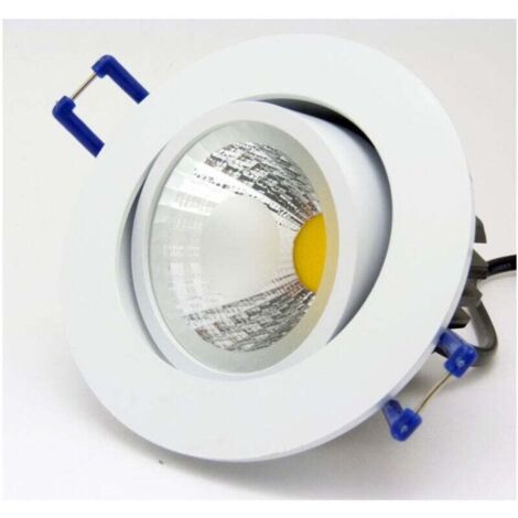 YMYNY Hochleistungs-COB-LED-Einbaustrahler mit Federlamellen, 3 W, 5 W, 7 W, 12 W, 20 W, 30 W, Kaltweiß, 3 W