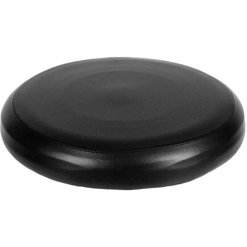 YMYNY Housse De Tabouret Ronde En Cuir Pu Elastique, Noir