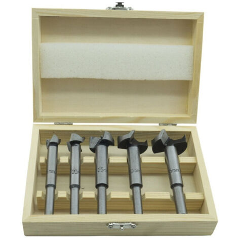 YMYNY Kit de 5 fraises pour pantographe vertical bois 8 mm 15/20/25/30/35 -