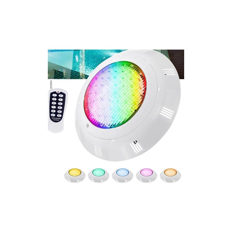 Lampe de piscine led étanche + télécommande 45W 450LED rgb - Ymyny