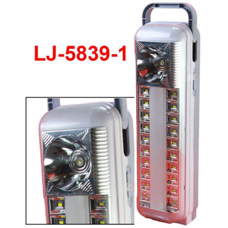 YMYNY Lampe de secours rechargeable avec 20 LED SMD, 14 néons SMD et 1 lampe de poche LED -