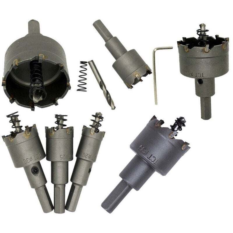 Image of Lochsäge mit Bohrer für Wand, Metall, Holz, Stahl, 20 bis 80 mm - 65 mm - Ymyny