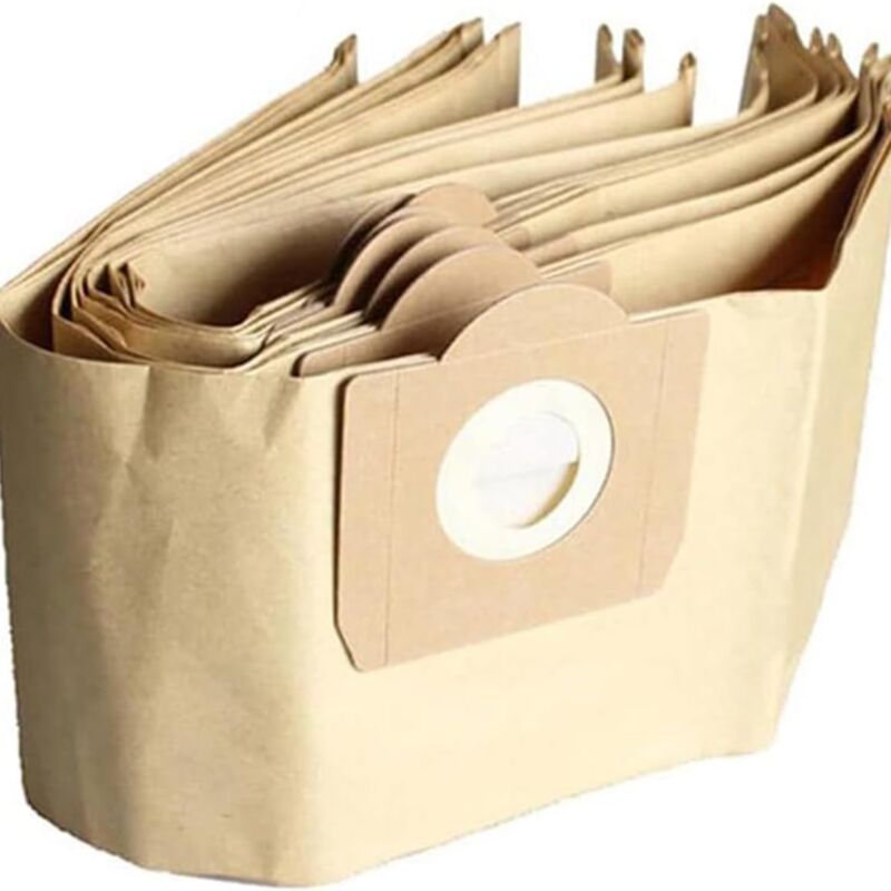 Lot de 10 Sacs Aspirateur pour Karcher 6.959-130.0 WD3 WD3P MV3 Sacs Filtrants en p - Ymyny