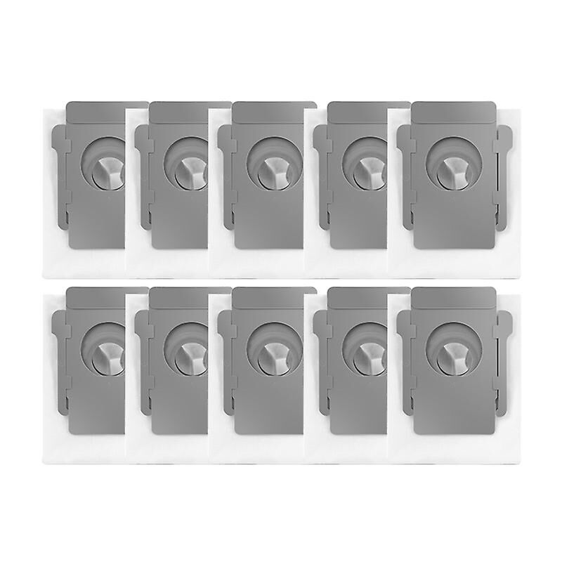 YMYNY Lot de 10 sacs d'aspirateur pour Irobot Roomba I7 I7 S9 J7+ E5 E6 E7 pour Irobot Sacs de rechange pour Irobot Roomba I7