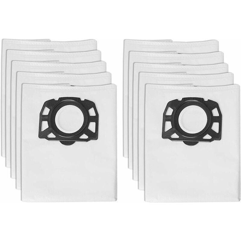Lot De 10 Sacs Pour Aspirateur Karcher Wd4 Wd5 Wd6 Mv4 Mv5 Mv6 - Ymyny