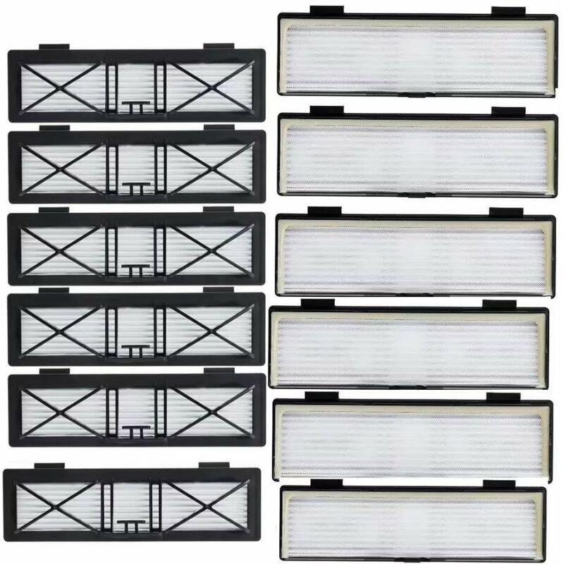Ymyny - Lot de 12 filtres connectés pour Neato Botvac, Neato Botvac, Connected Series D80 D5 D3 D85 D7 avec brosse de nettoyage gratuite